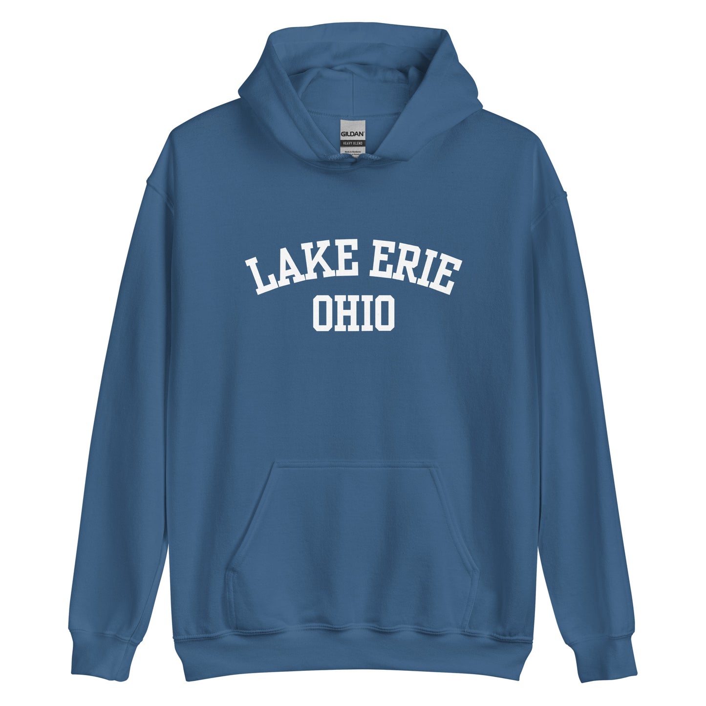 Lake Erie Ohio Block Unisex Hoodie