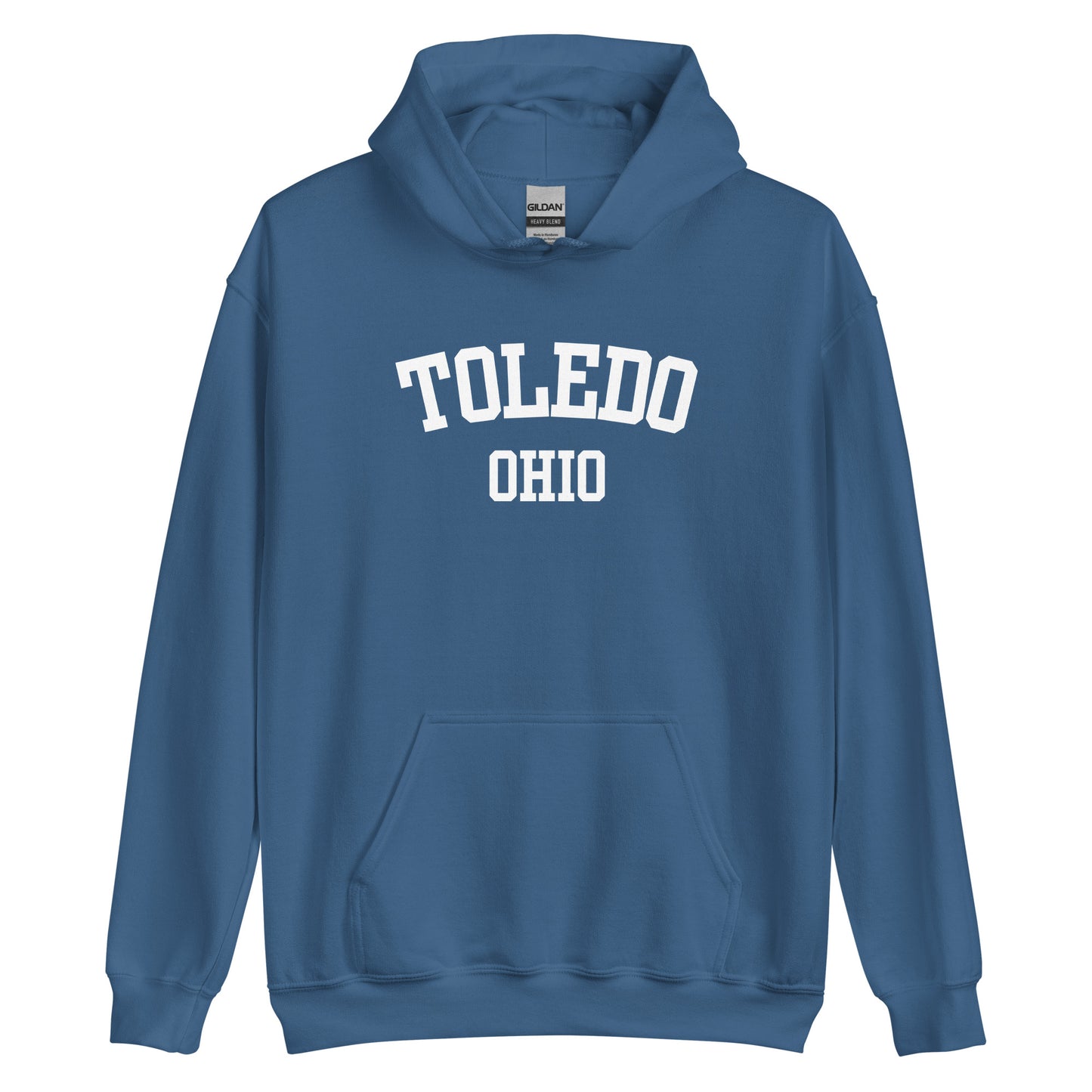 Toledo Ohio Block Unisex Hoodie