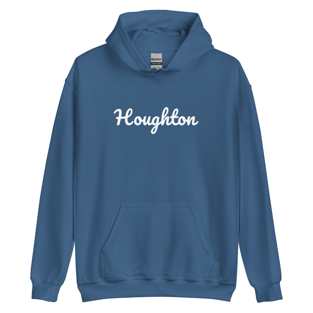 Houghton, Michigan Unisex Hoodie - Solo Script