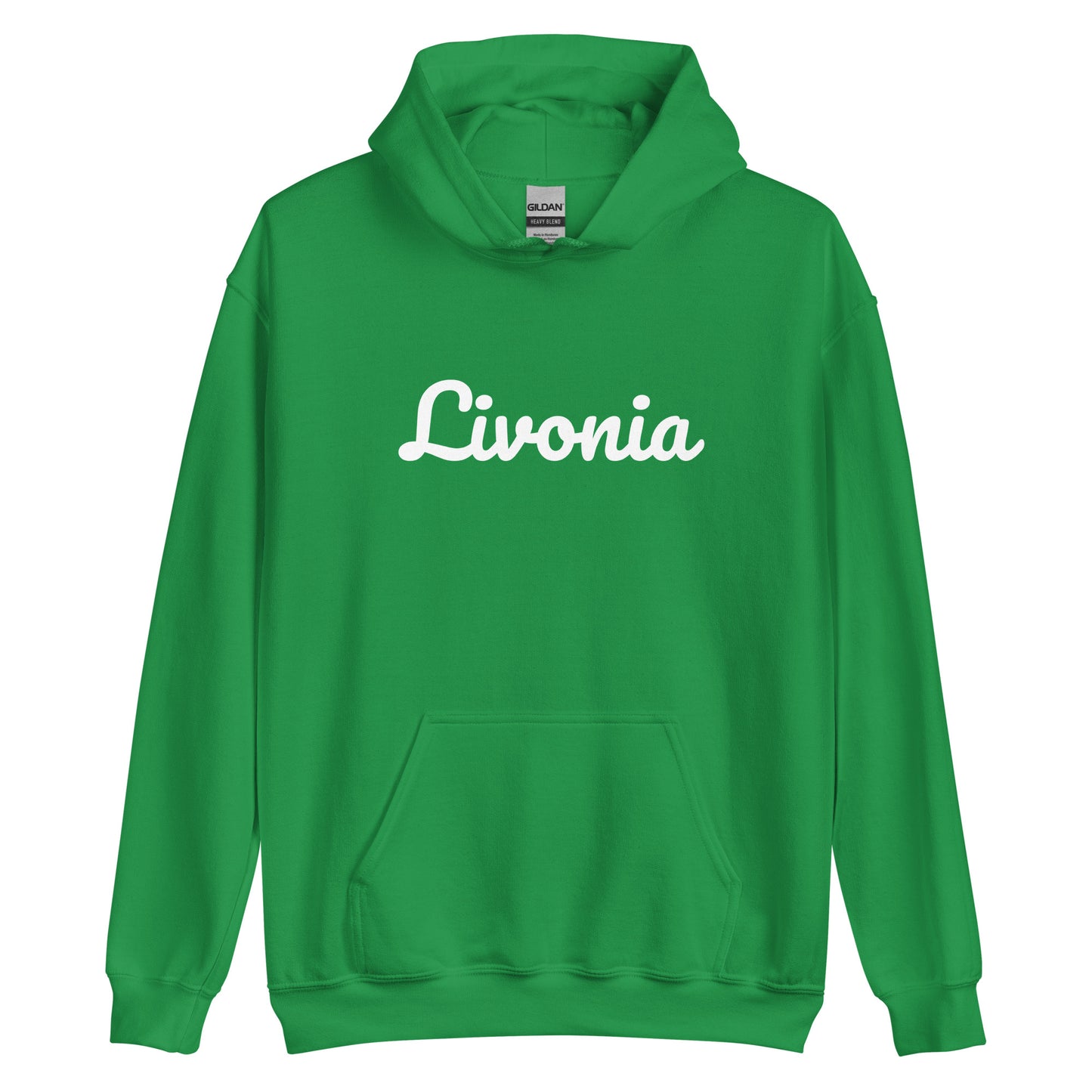 Livonia Michigan Solo Script Unisex Hoodie