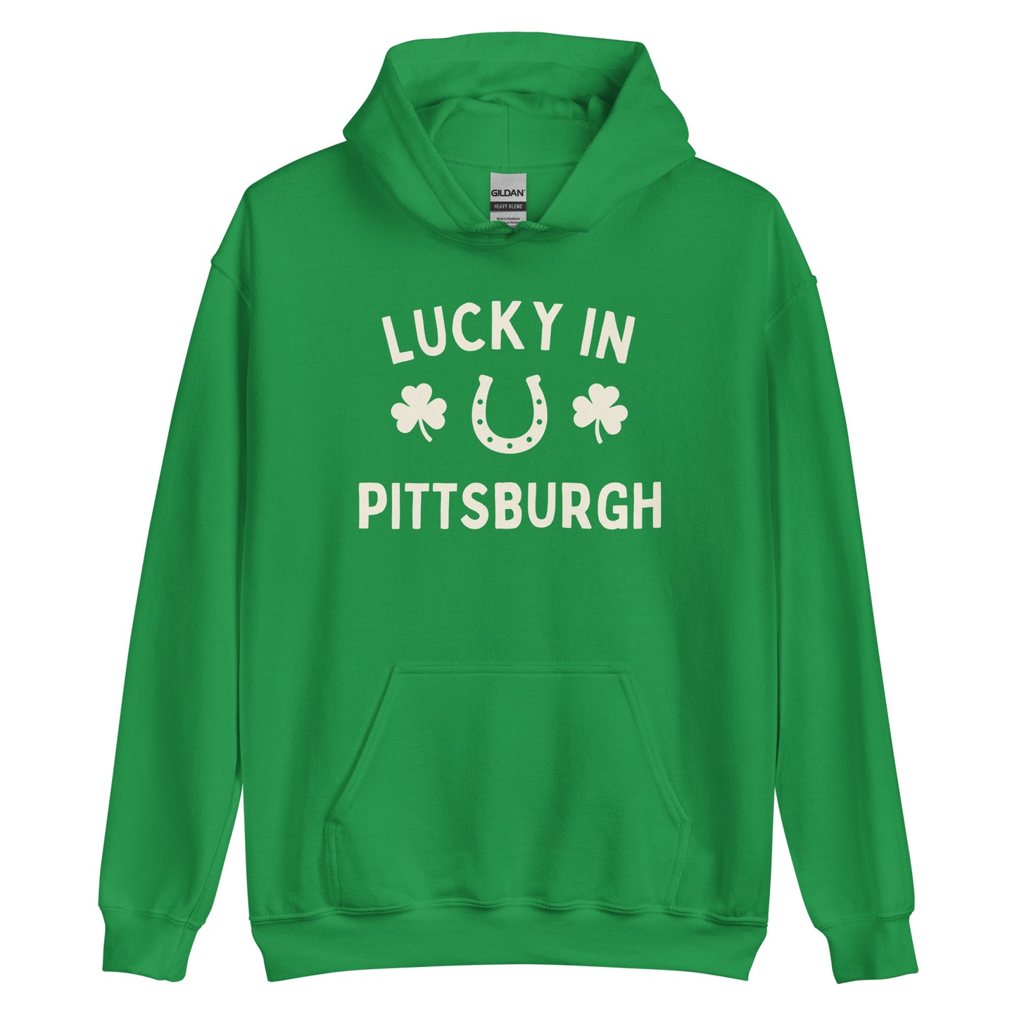 Lucky in Pittsburgh - St. Patrick's Day - Unisex Hoodie