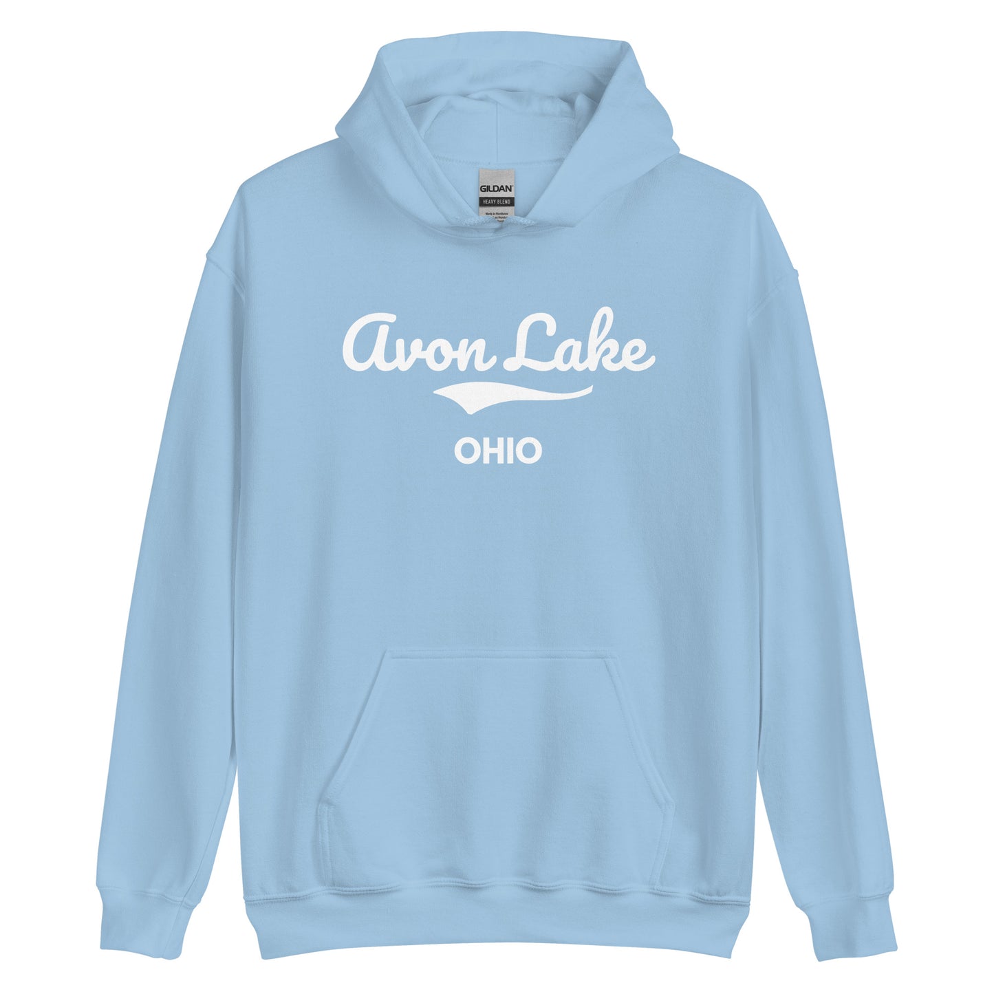 Avon Lake Ohio Script Unisex Hoodie