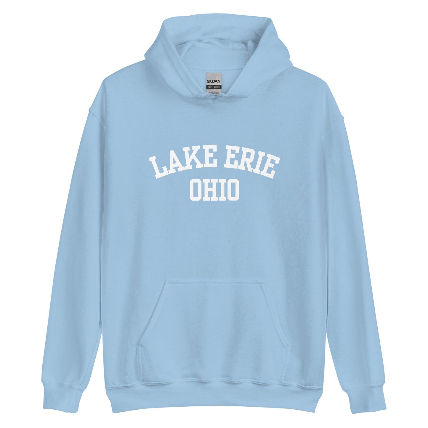 Lake Erie Ohio Block Unisex Hoodie