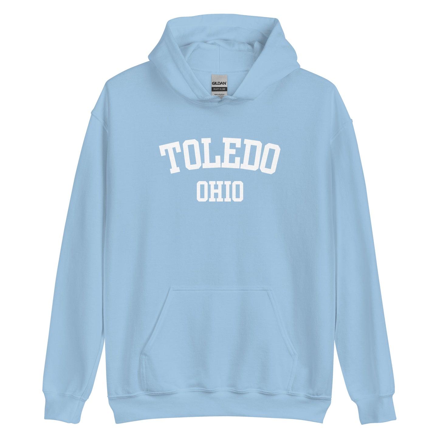 Toledo Ohio Block Unisex Hoodie