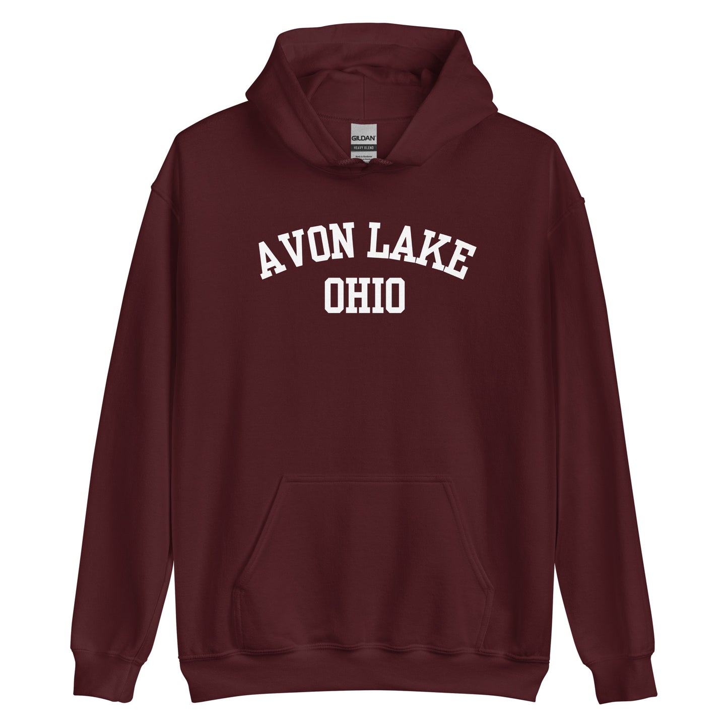 Avon Lake Ohio Block Unisex Hoodie