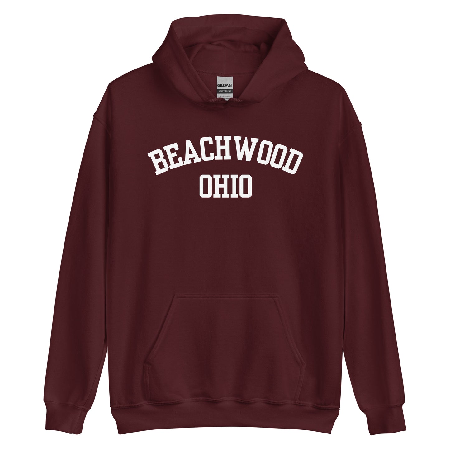 Beachwood Ohio Block Unisex Hoodie