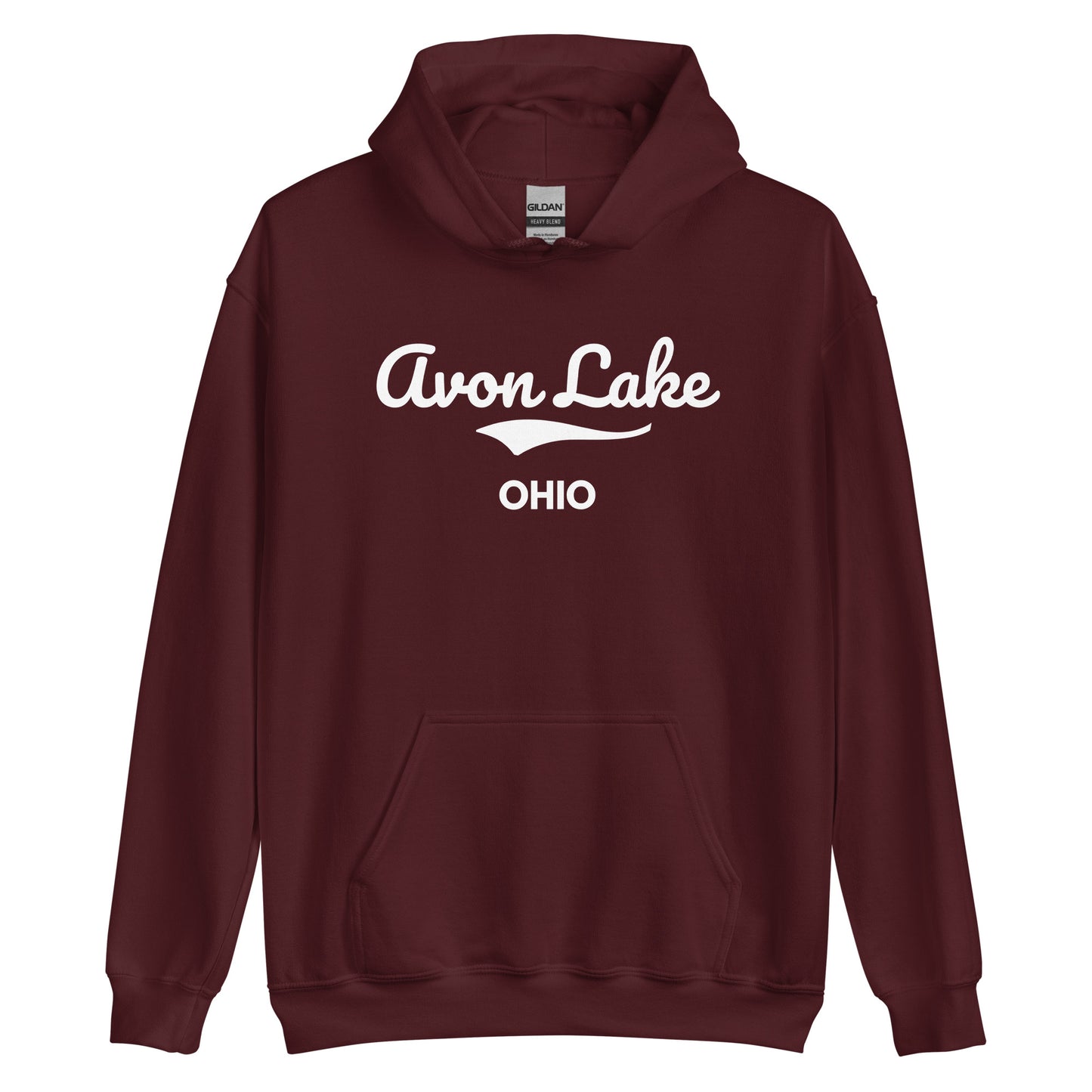 Avon Lake Ohio Script Unisex Hoodie