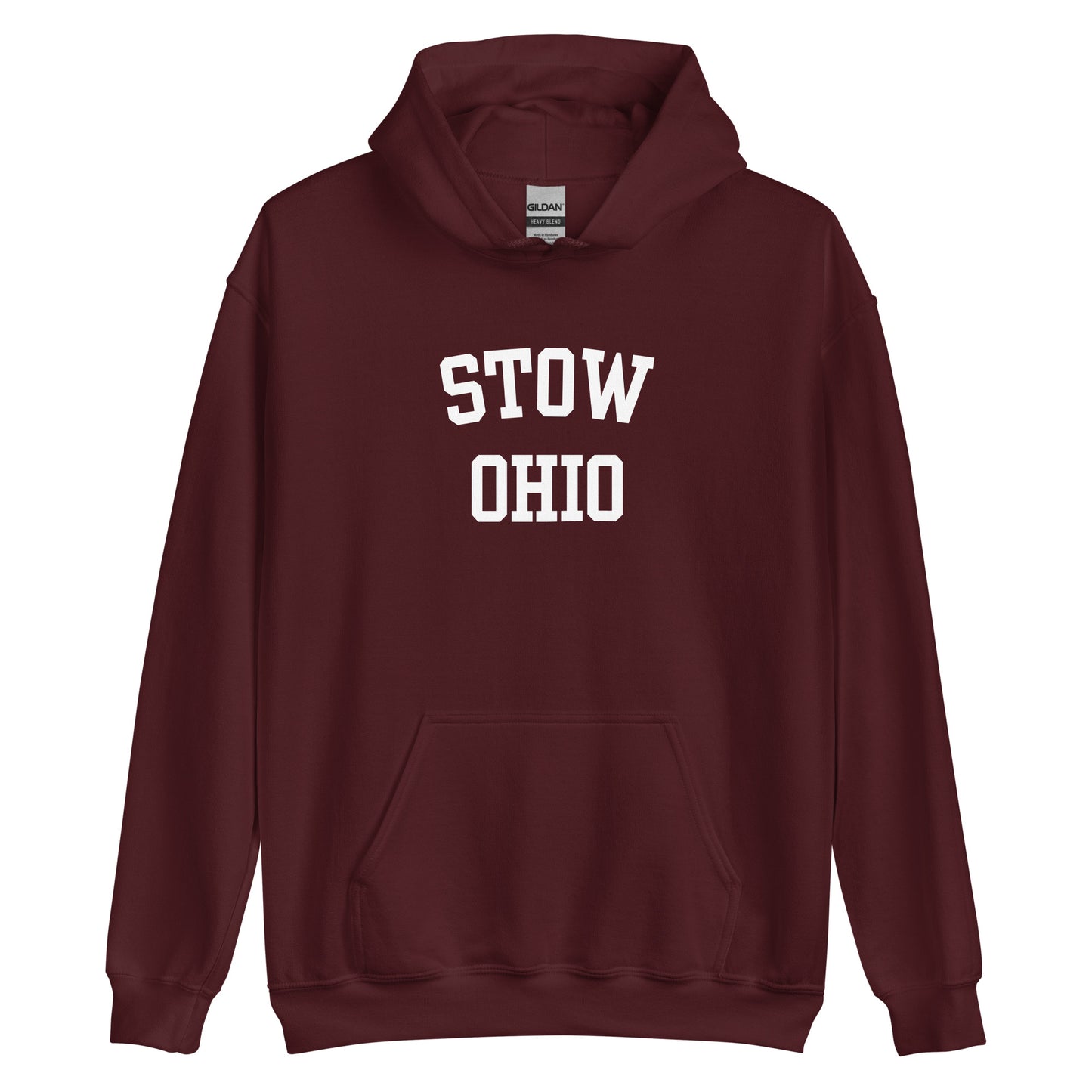 Stow Ohio Block Unisex Hoodie