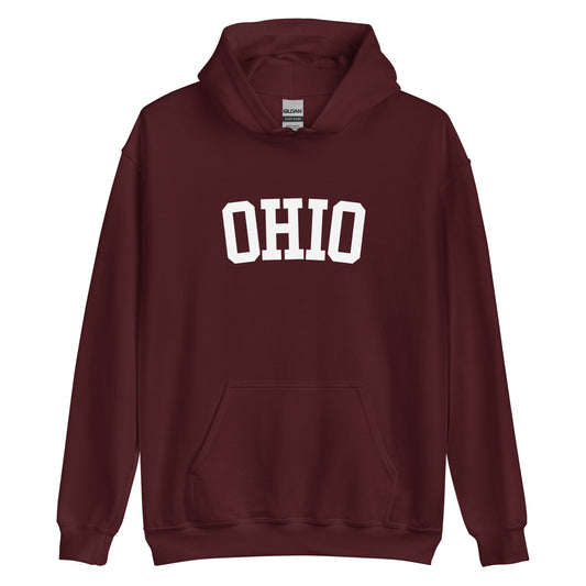 State of Ohio Block Unisex Hoodie