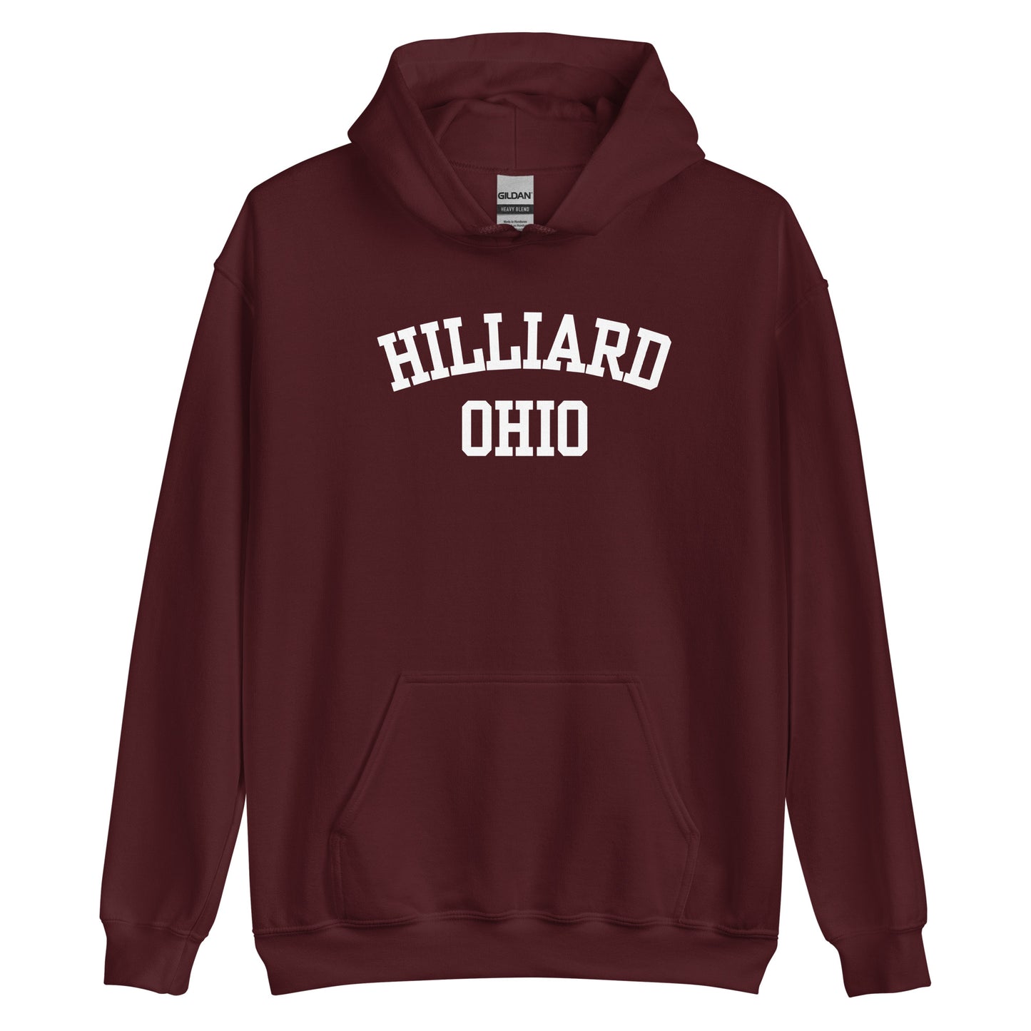 Hilliard, Ohio Block Unisex Hoodie