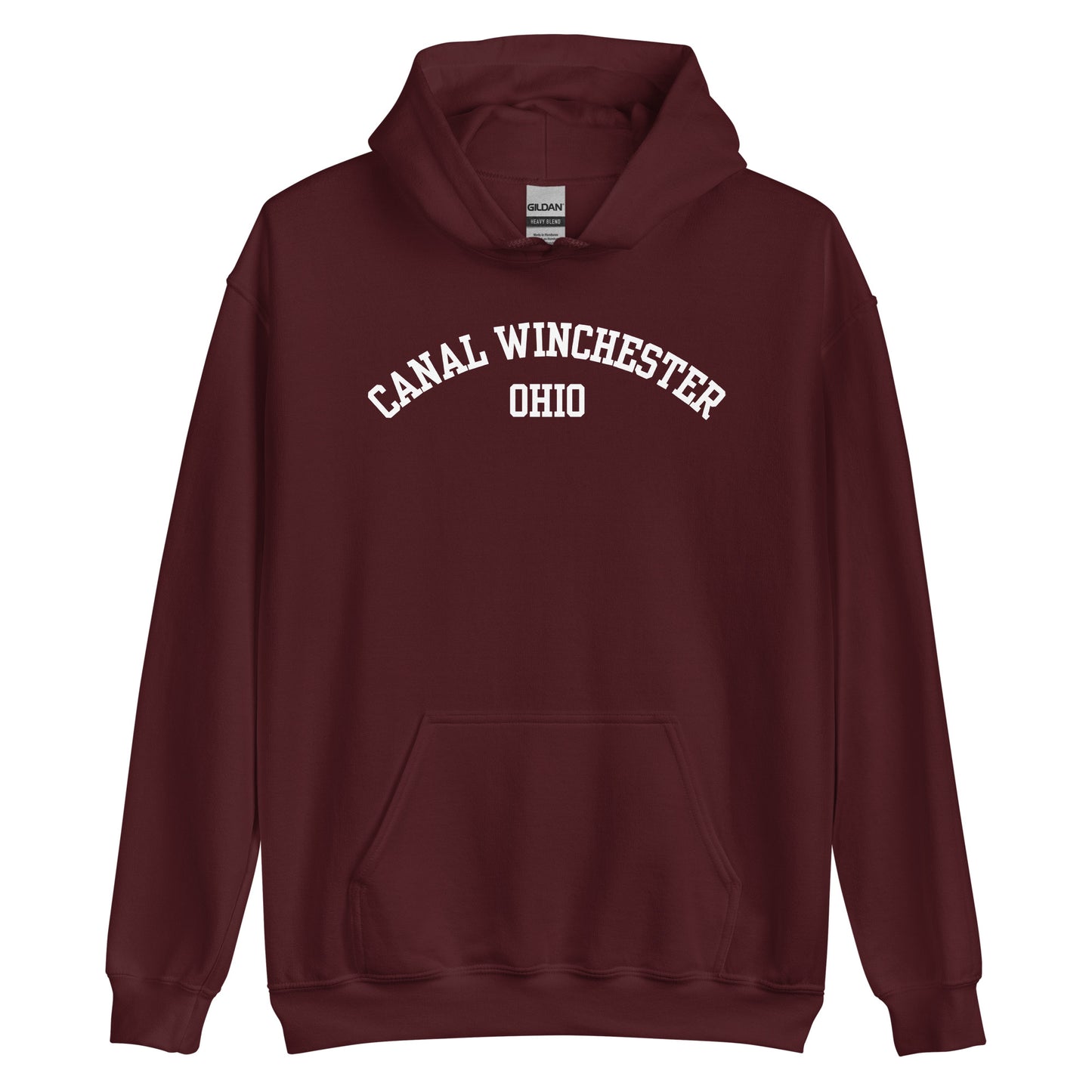Canal Winchester Ohio Block Unisex Hoodie