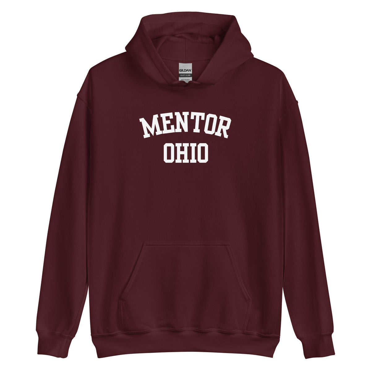 Mentor Ohio Block Unisex Hoodie