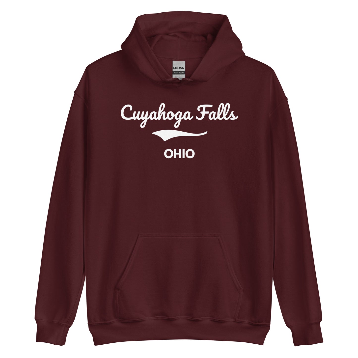 Cuyahoga Falls Ohio Script Unisex Hoodie