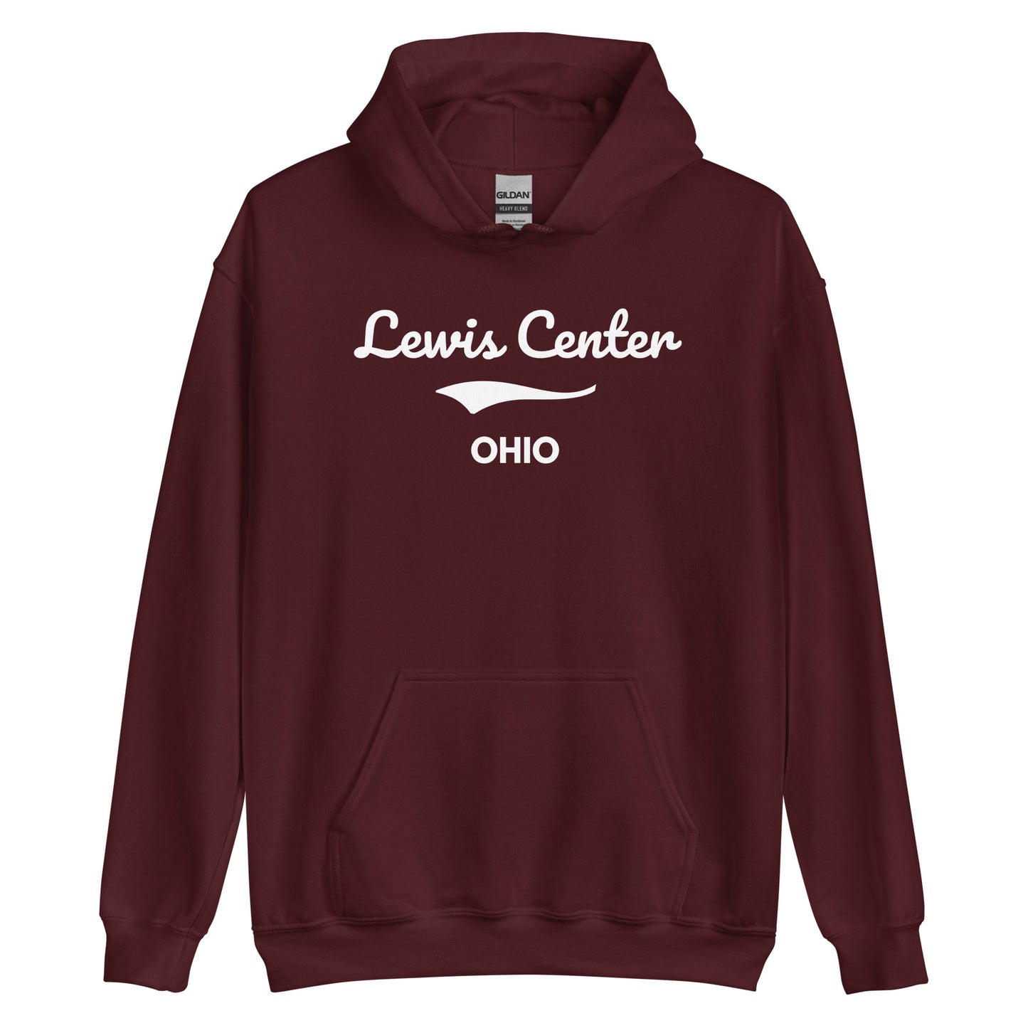 Lewis Center Ohio Script Unisex Hoodie