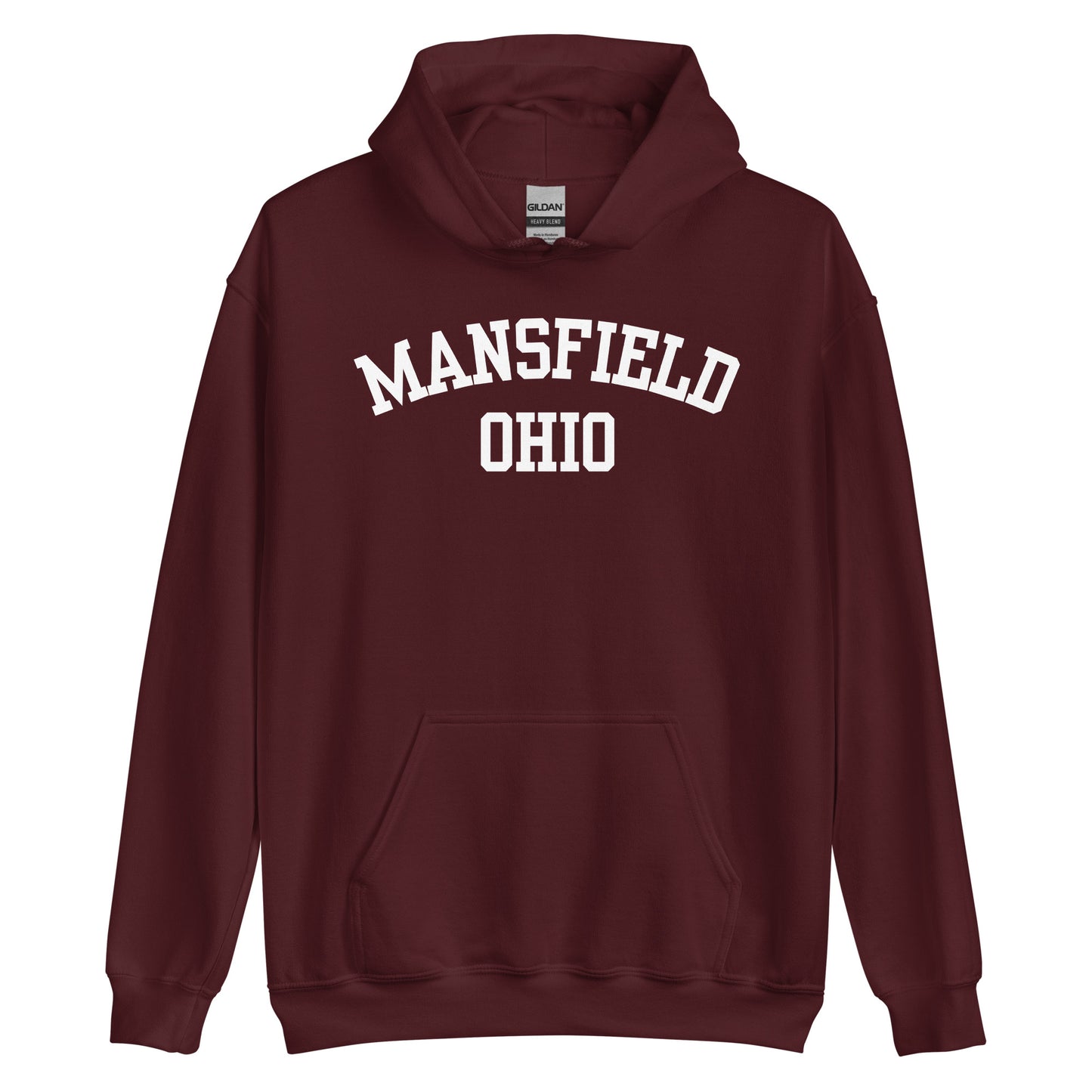 Mansfield Ohio Block Unisex Hoodie