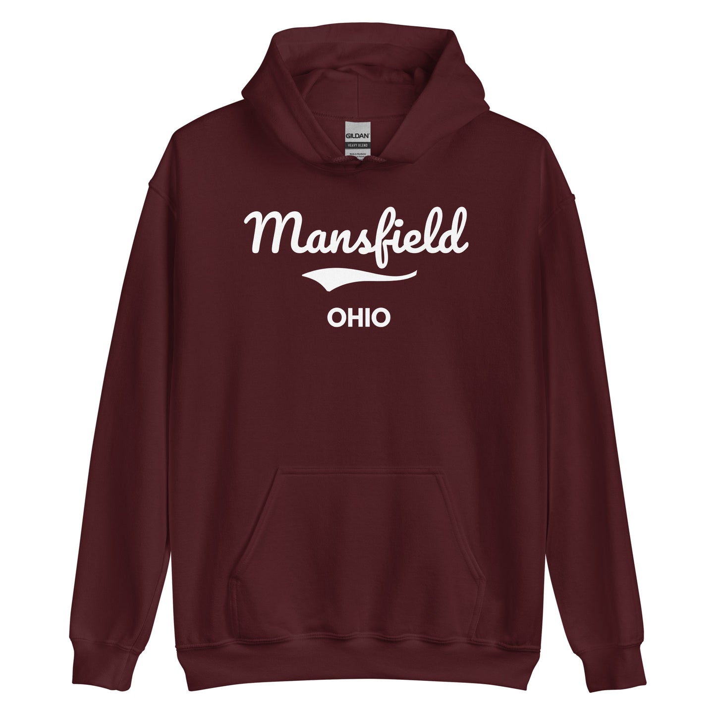 Mansfield Ohio Script Unisex Hoodie