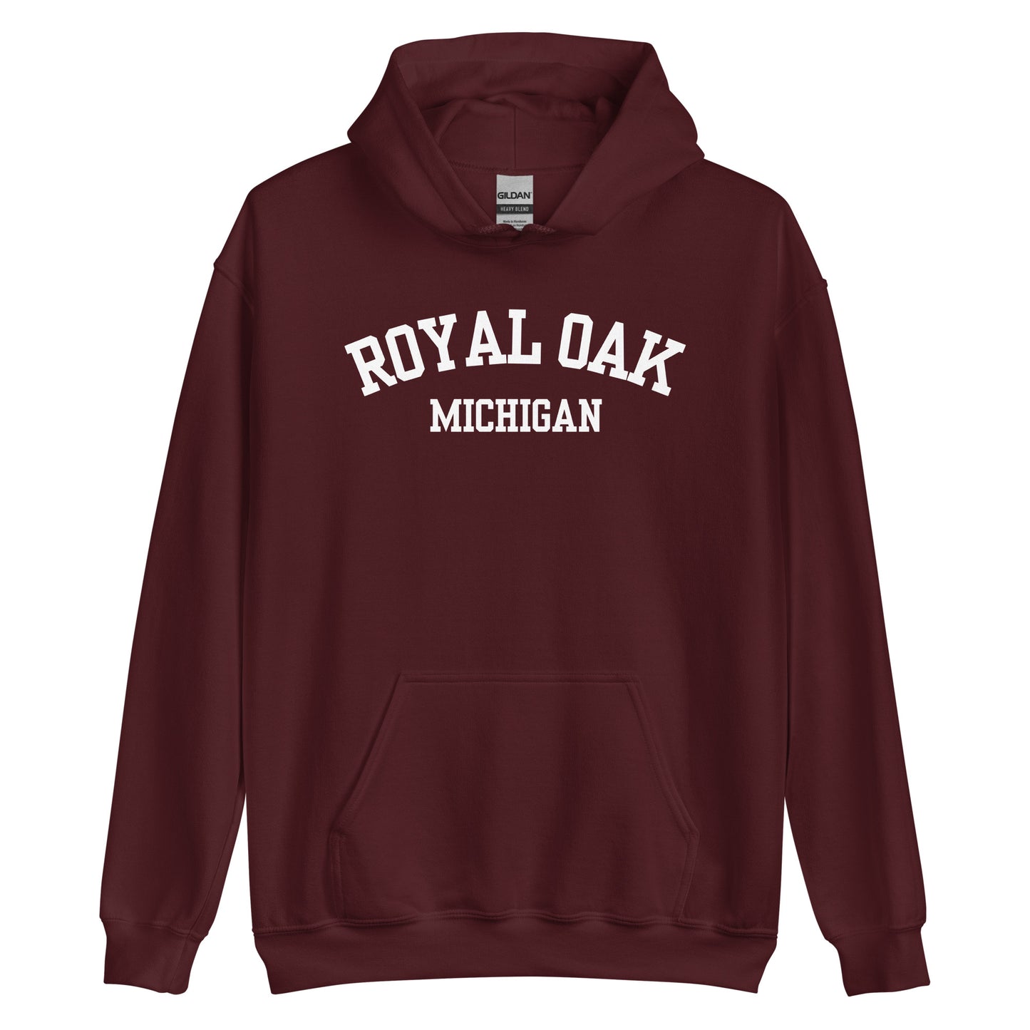 Royal Oak Michigan Block Unisex Hoodie