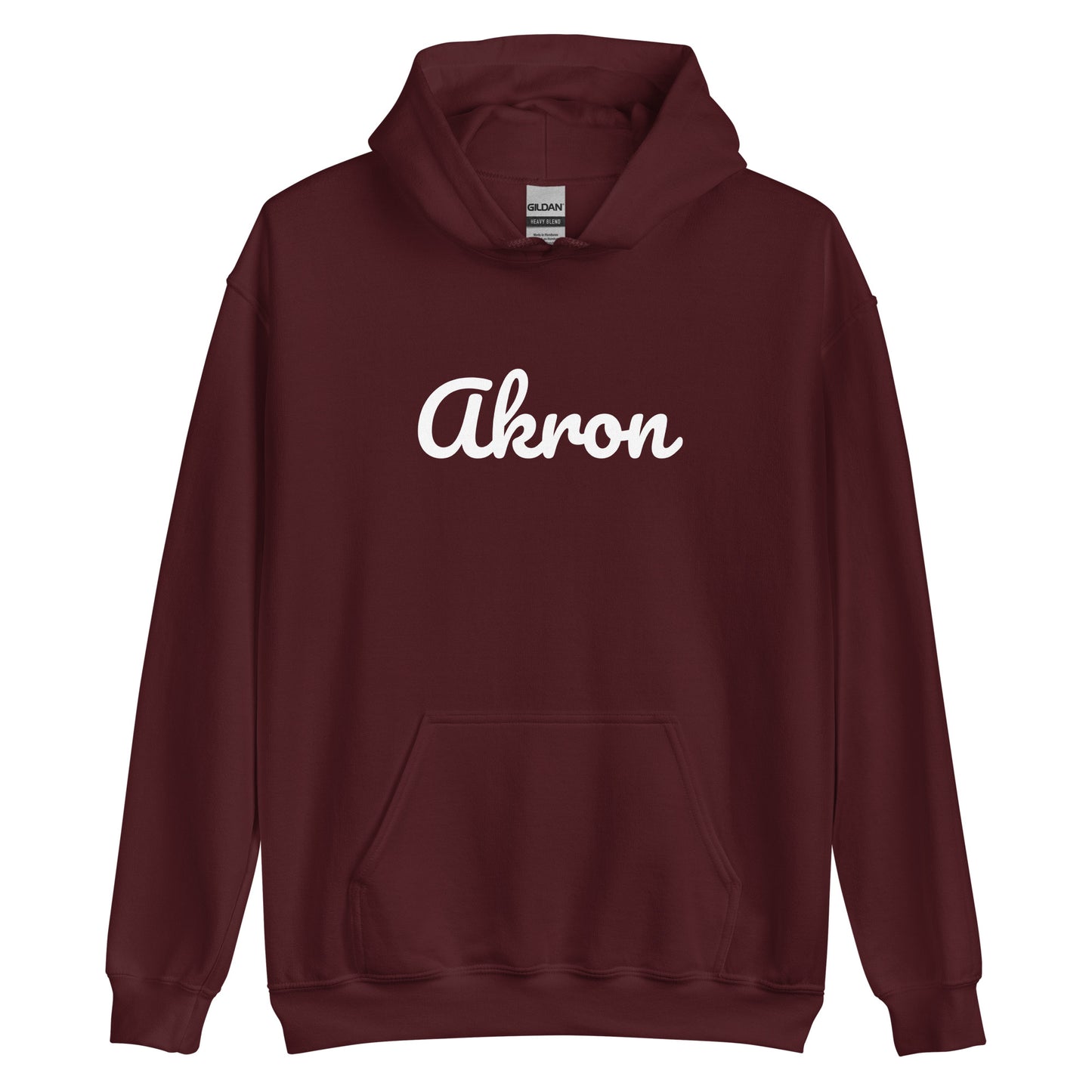 Akron Ohio Solo Script Unisex Hoodie