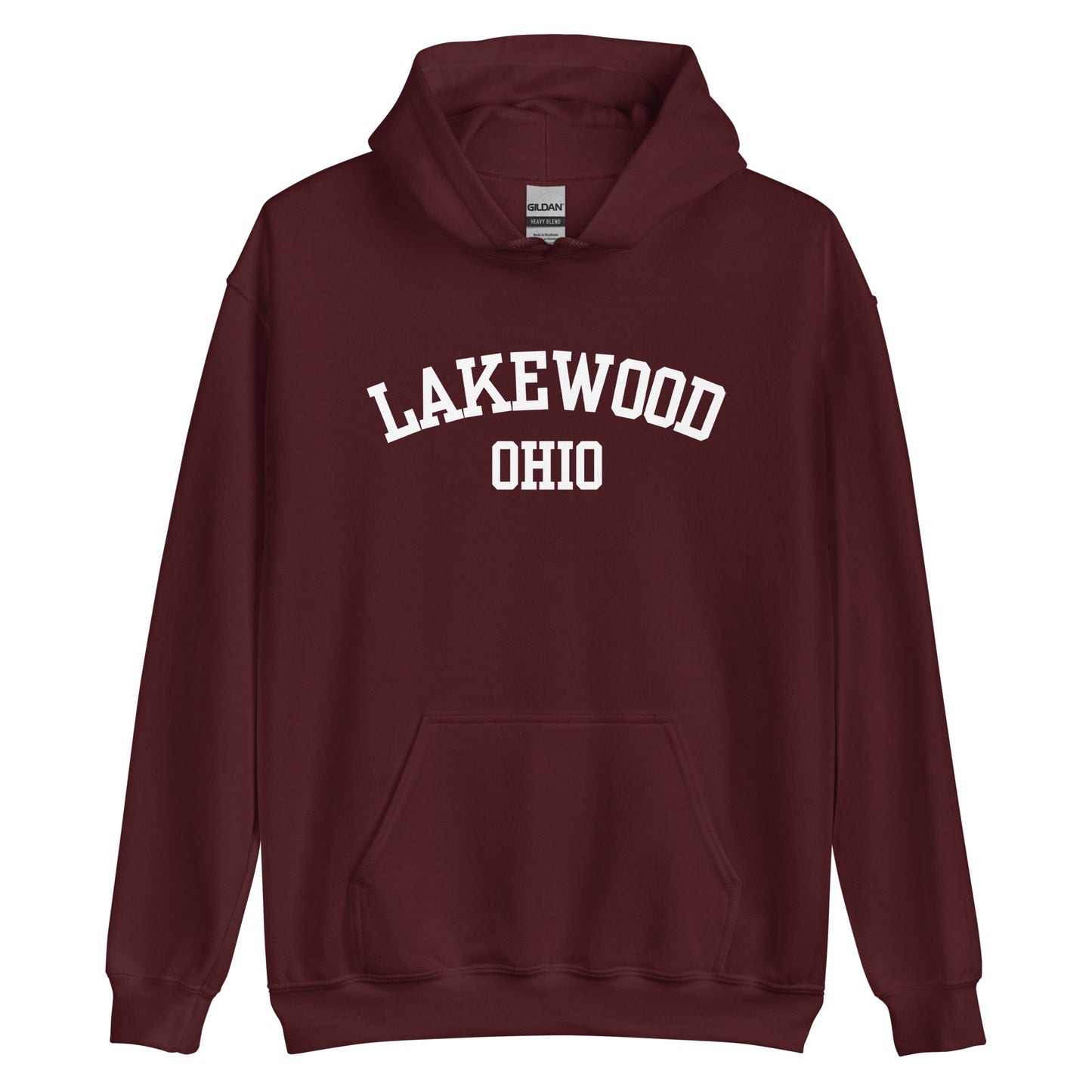 Lakewood, Ohio Block Unisex Hoodie