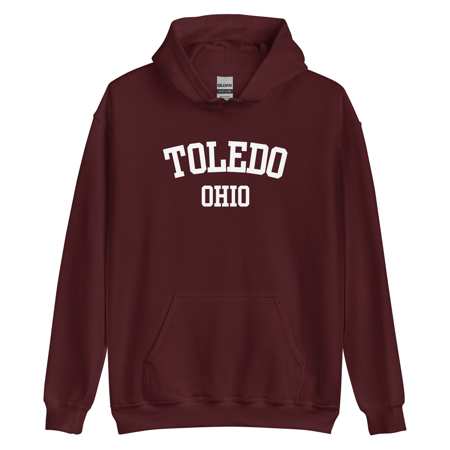 Toledo Ohio Block Unisex Hoodie