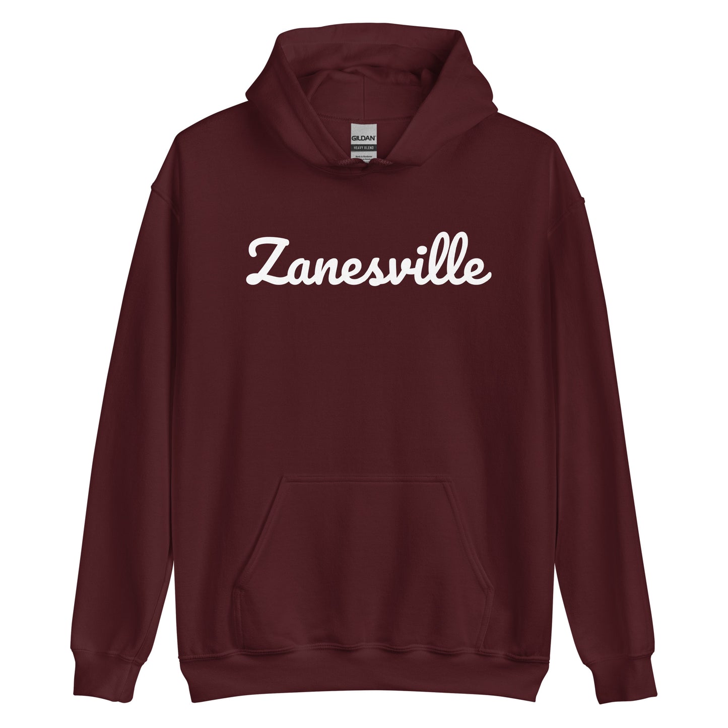 Zanesville Ohio Solo Script Unisex Hoodie