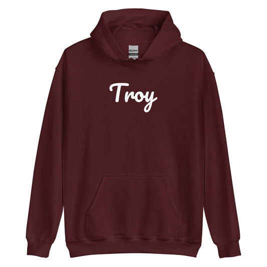Troy Ohio Solo Script Unisex Hoodie