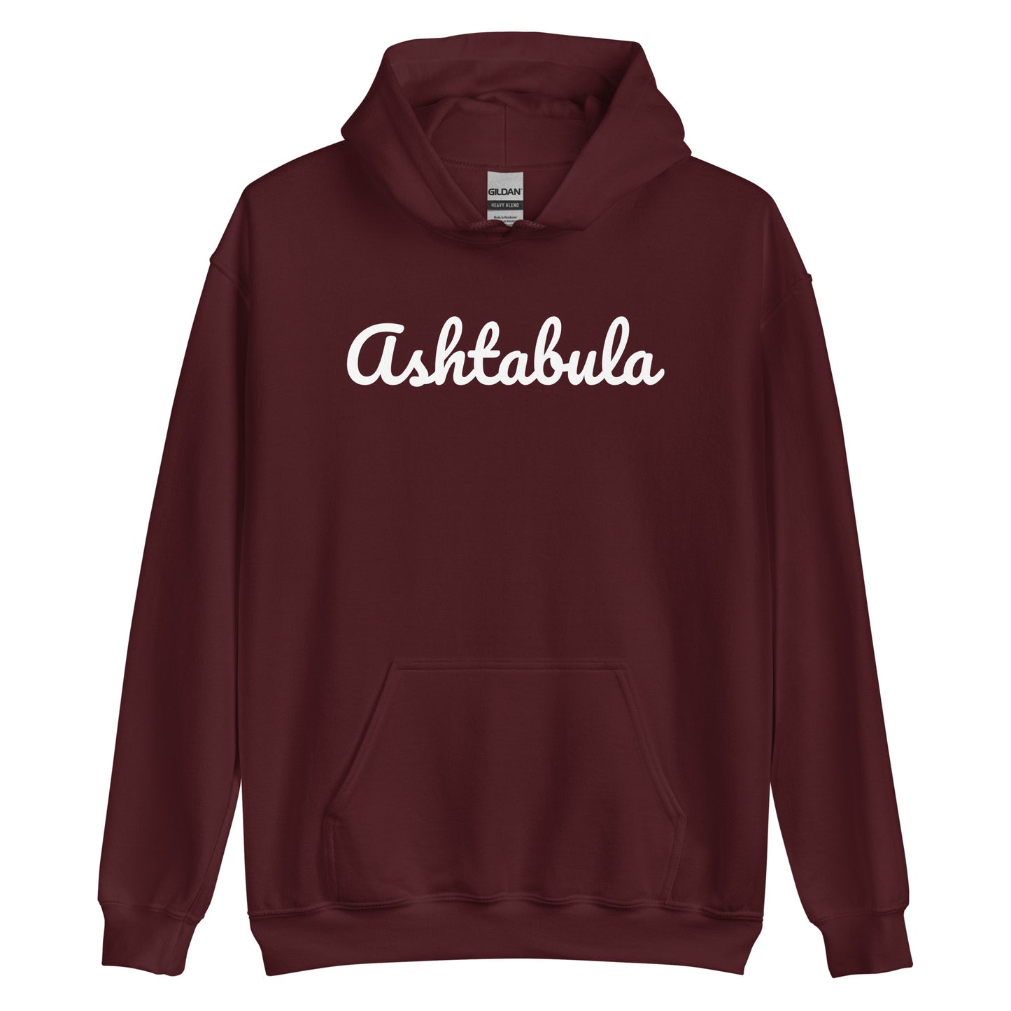 Ashtabula Ohio Solo Script Unisex Hoodie