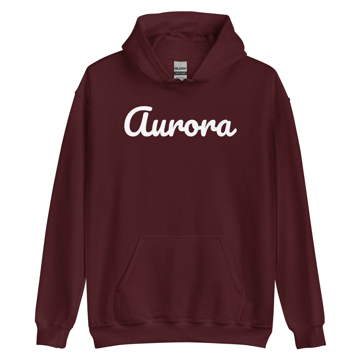 Aurora Ohio Solo Script Unisex Hoodie