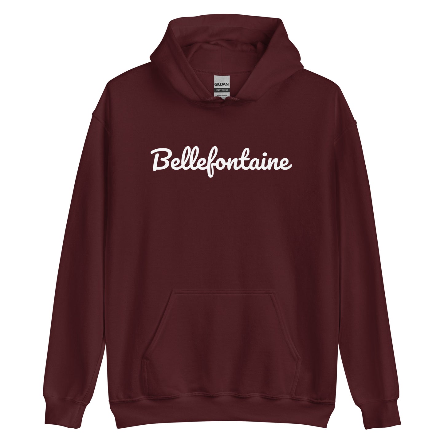 Bellefontaine Ohio Solo Script Unisex Hoodie
