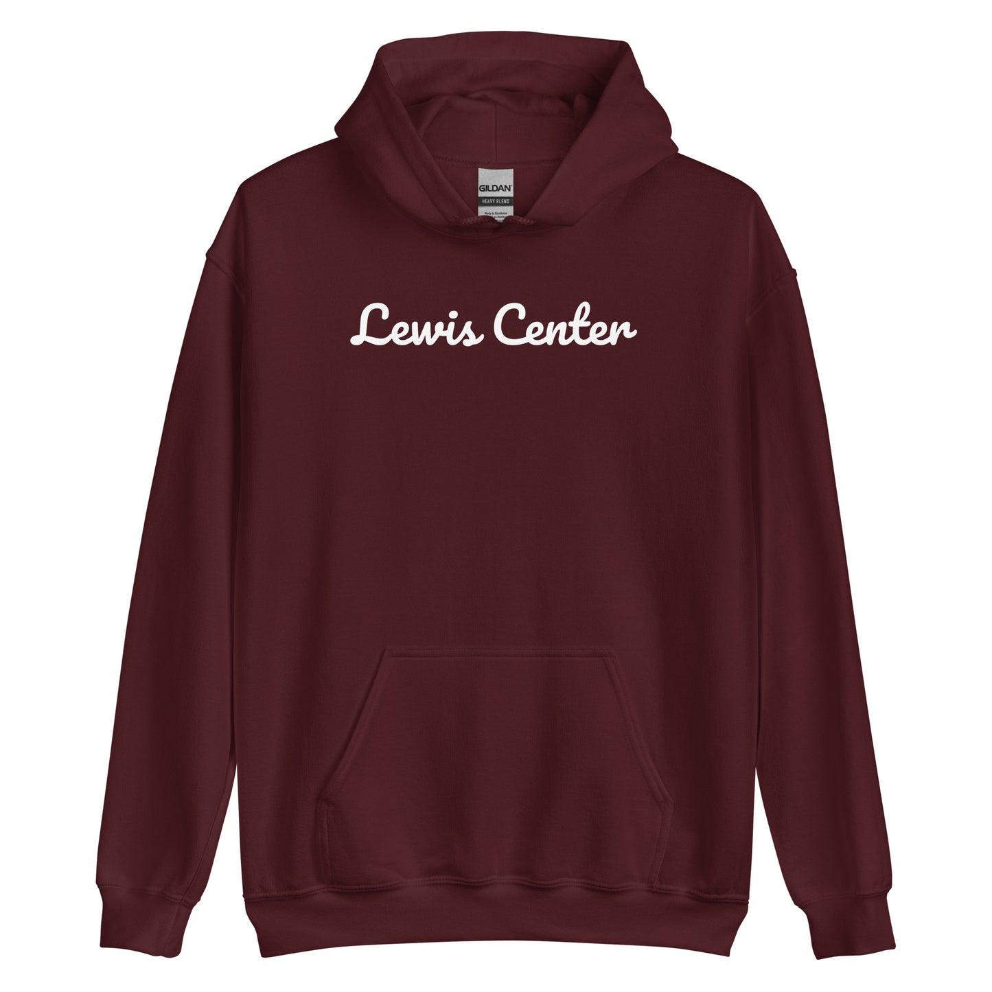 Lewis Center Ohio Solo Script Unisex Hoodie