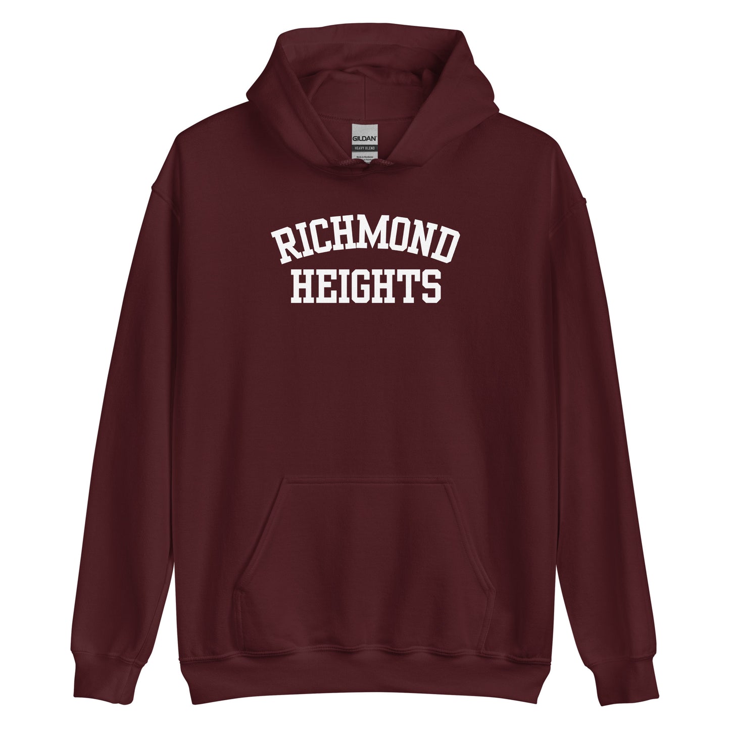 Richmond Heights Ohio Block Solo Unisex Hoodie