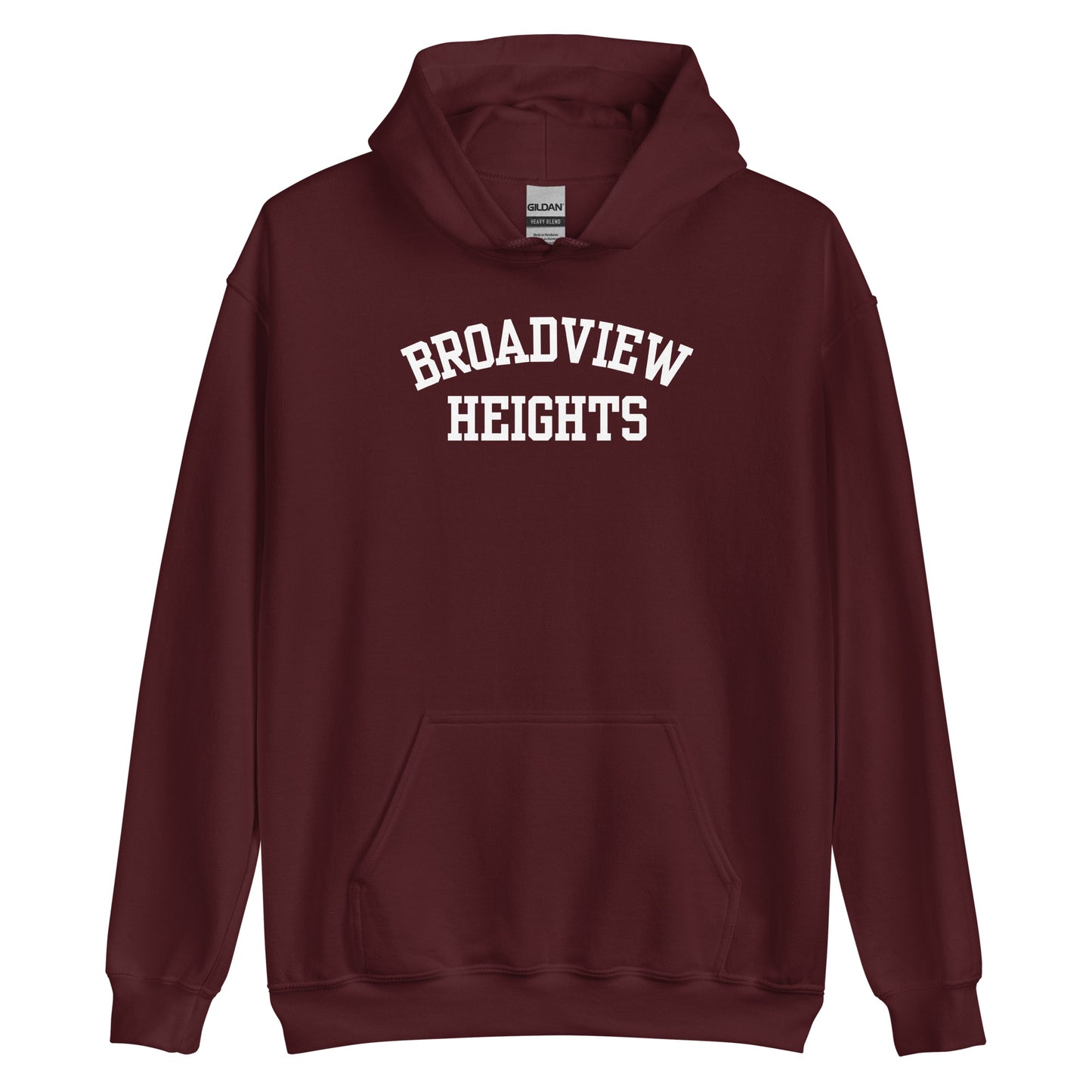 Broadview Heights Ohio Block Solo Unisex Hoodie