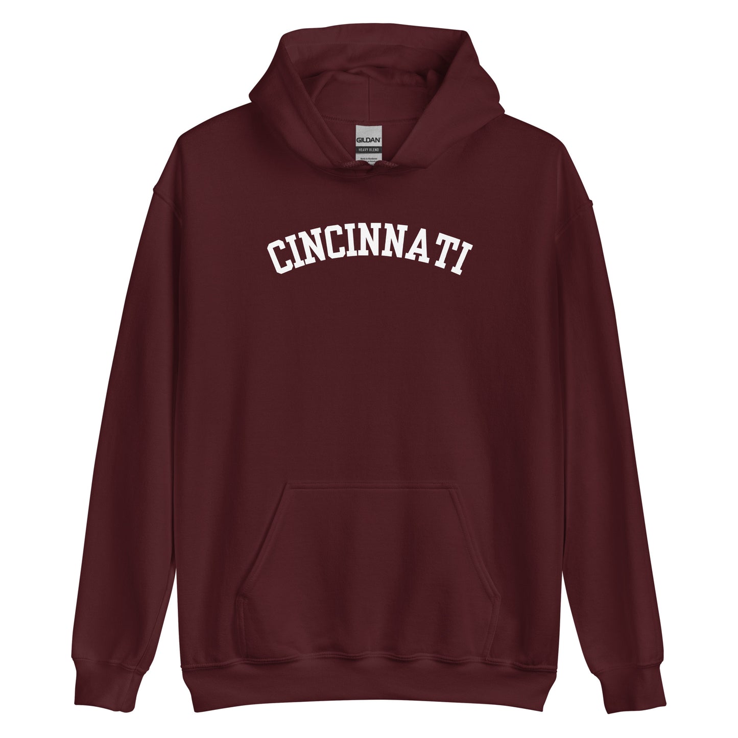 Cincinnati Ohio Block Solo Unisex Hoodie