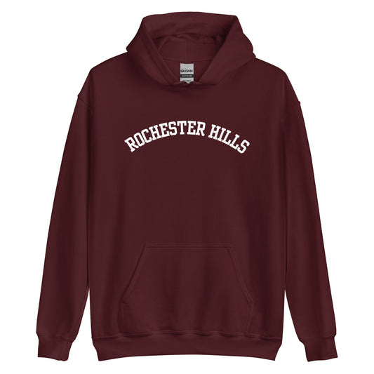Rochester Hills, Michigan Solo Block Unisex Hoodie