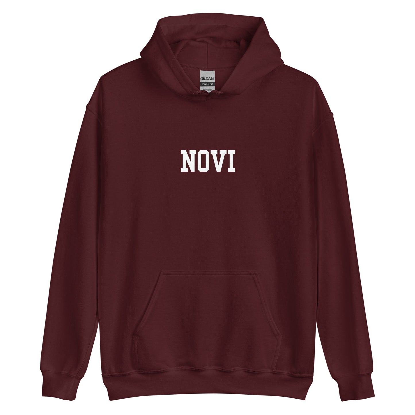 Novi, Michigan Solo Block Unisex Hoodie