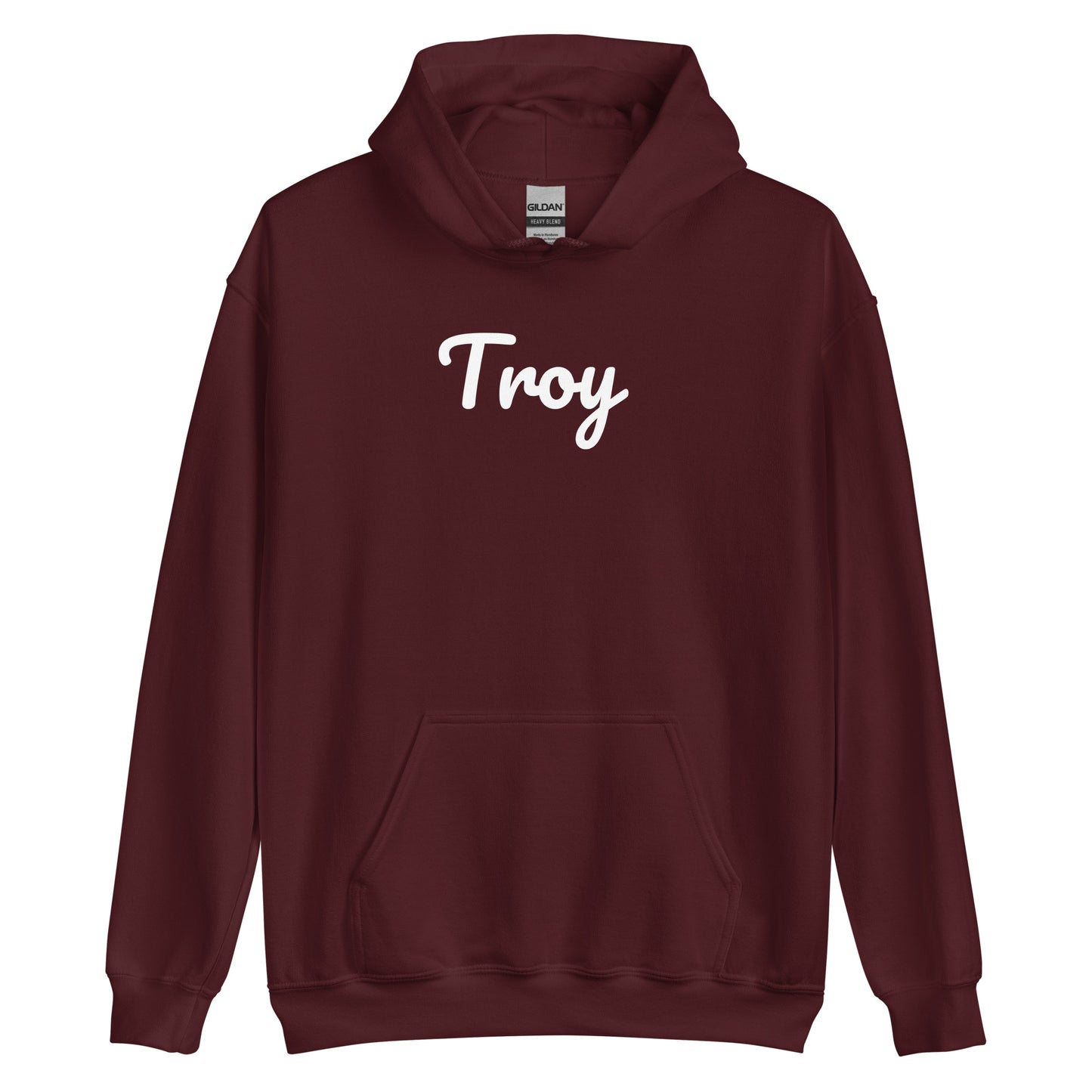 Troy, Michigan Solo Script Unisex Hoodie