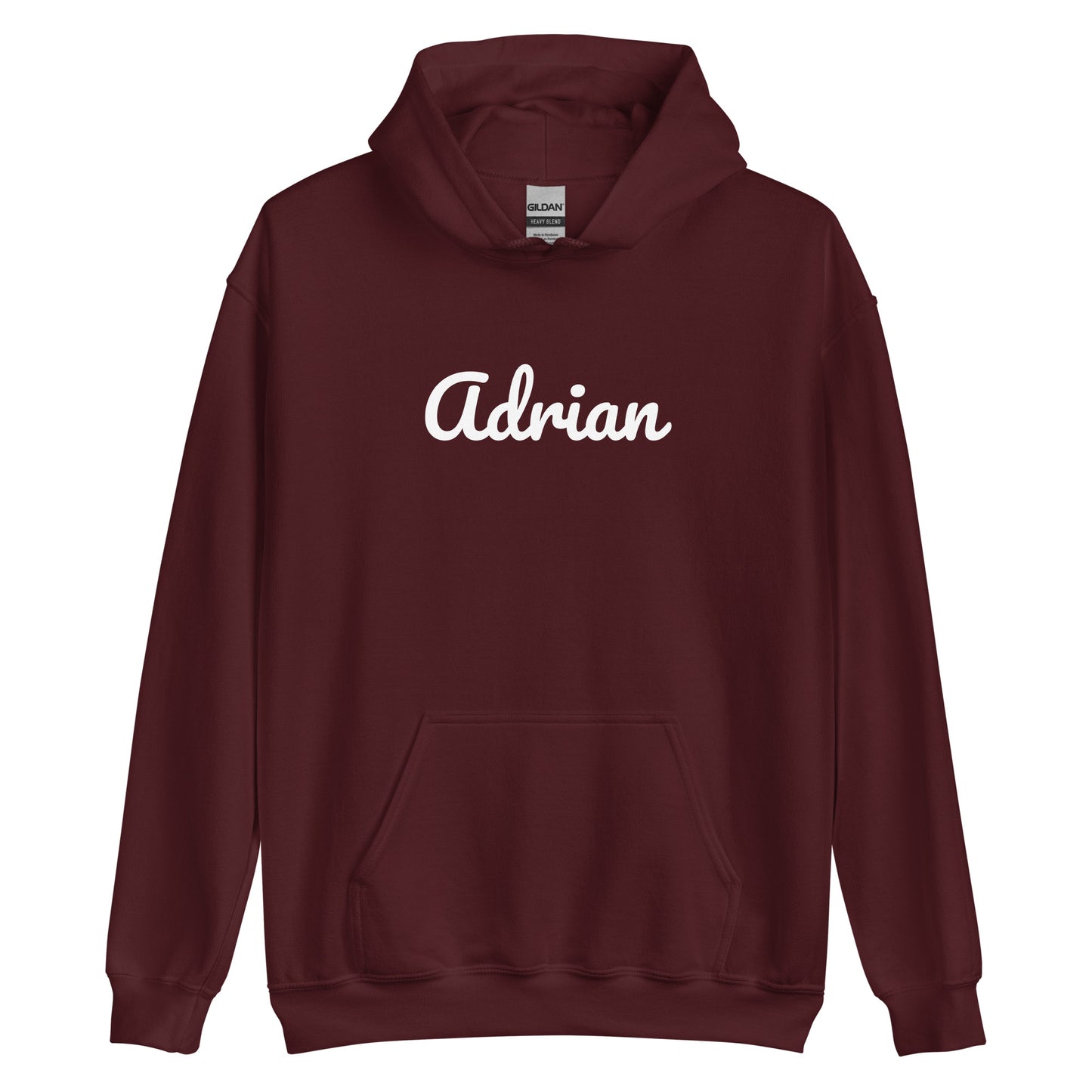 Adrian, Michigan Solo Script Unisex Hoodie