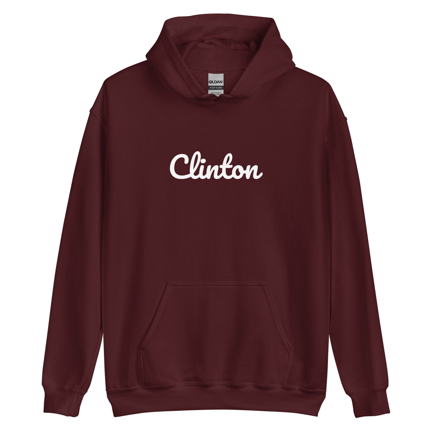 Clinton, Michigan Solo Script Unisex Hoodie