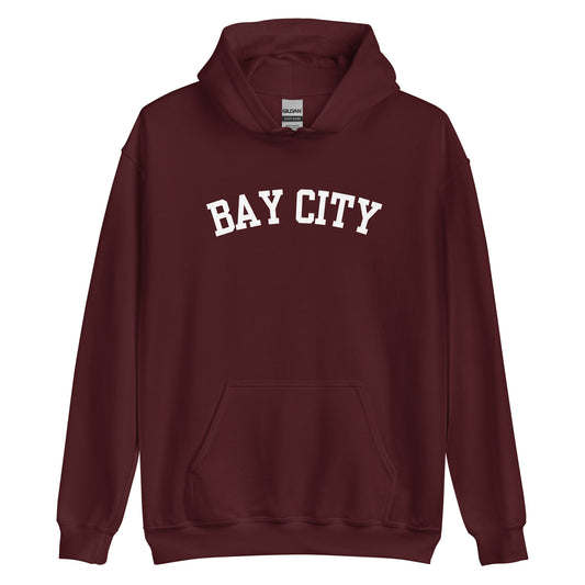 Bay City, Michigan Solo Block Unisex Hoodie