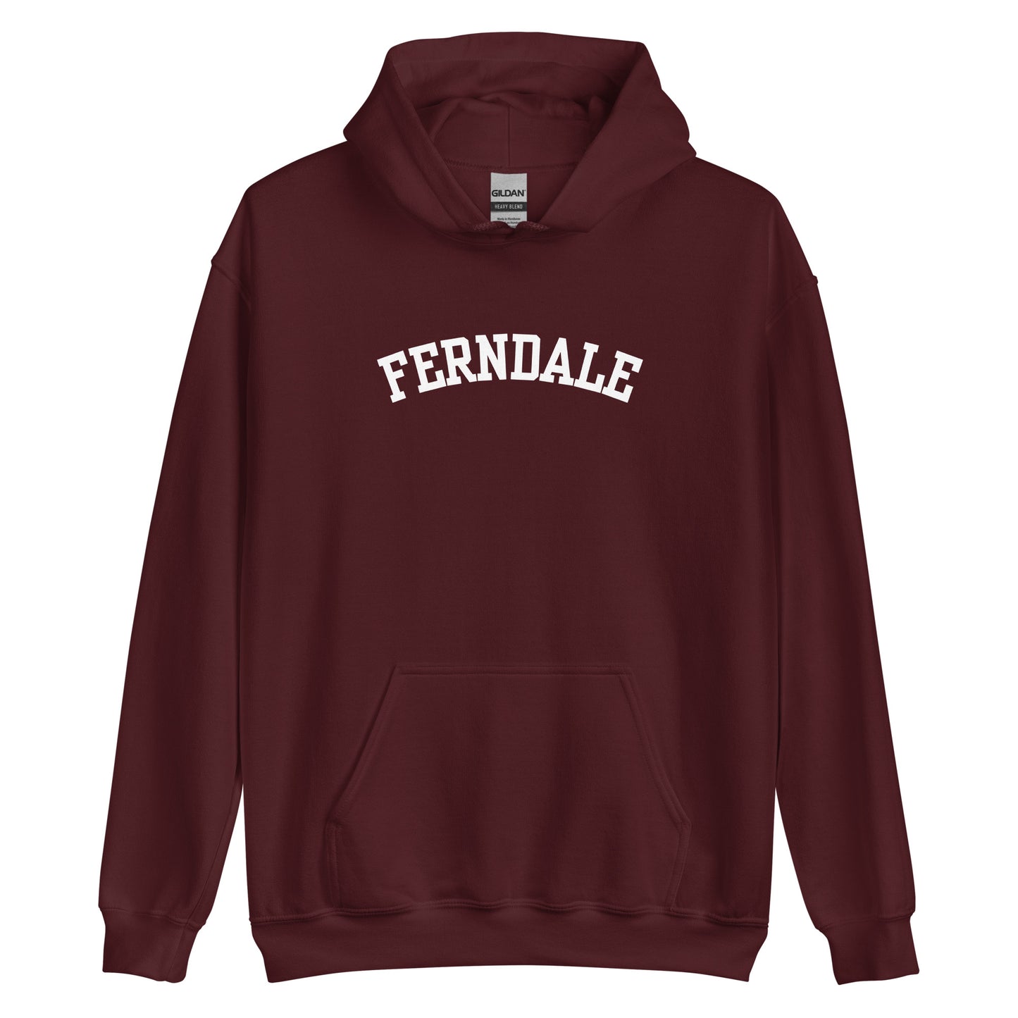 Ferrndale, Michigan Block Solo Unisex Hoodie