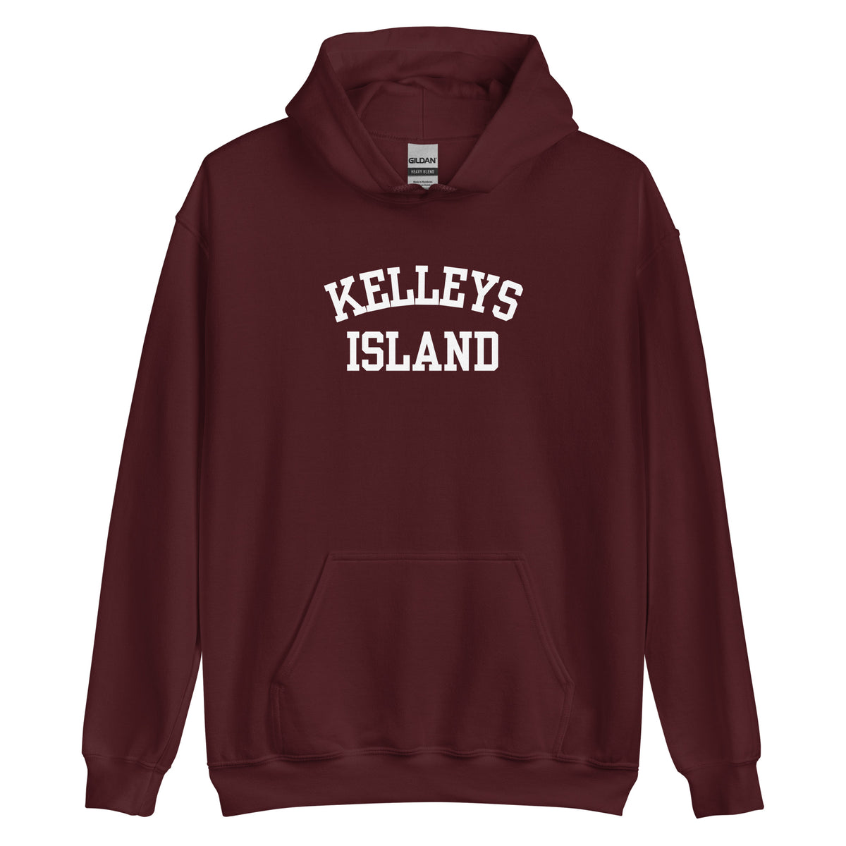 Kelleys Island Lake Erie Ohio Block Solo Unisex Hoodie