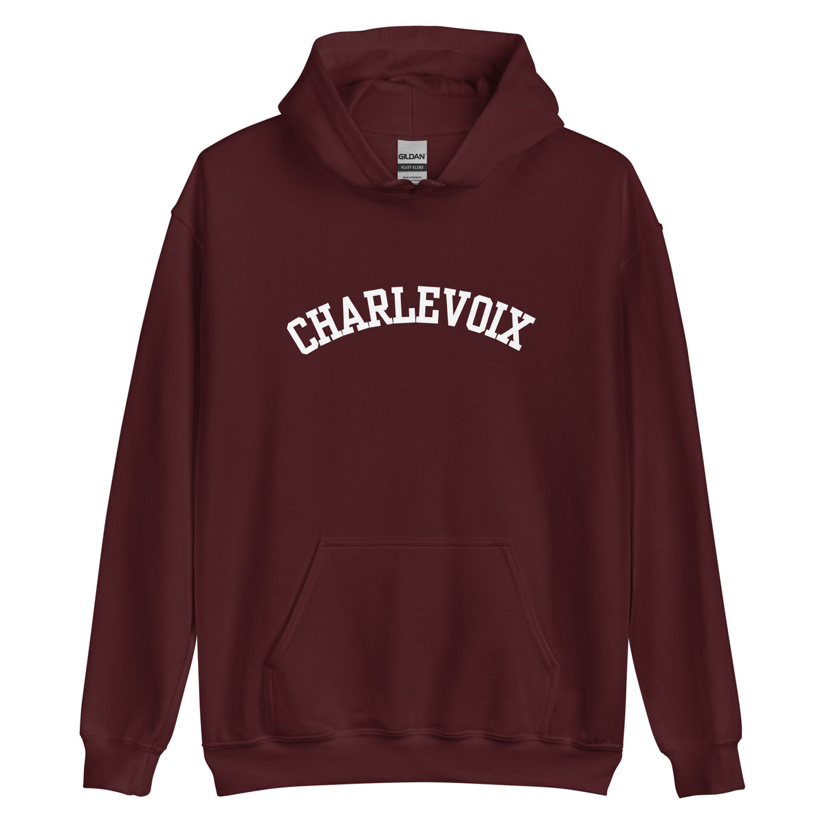 Charlevoix Michigan Block Solo Unisex Hoodie