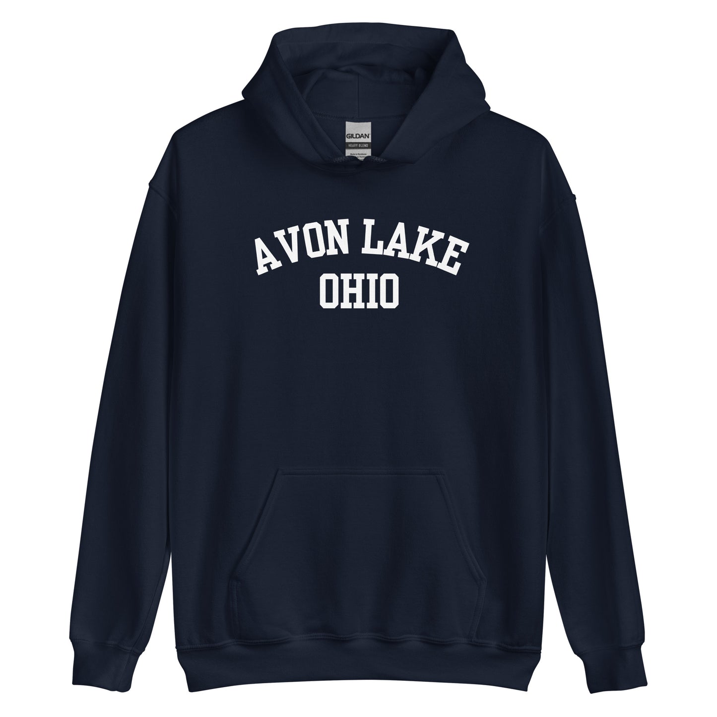 Avon Lake Ohio Block Unisex Hoodie