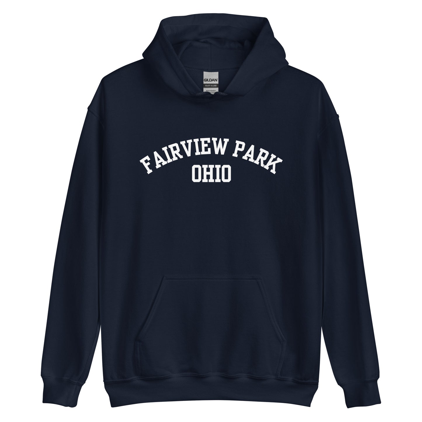 Fairview Park Ohio Block Unisex Hoodie