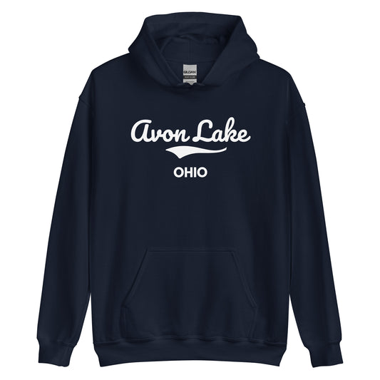 Avon Lake Ohio Script Unisex Hoodie