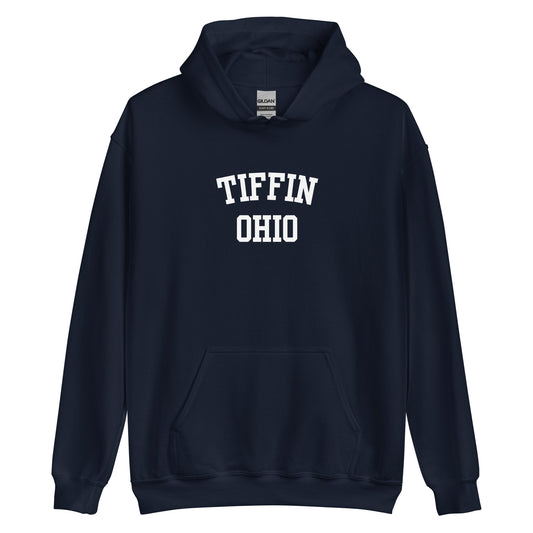 Tiffin Ohio Block Unisex Hoodie