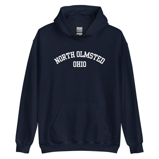 North Olmsted, Ohio Block Unisex Hoodie