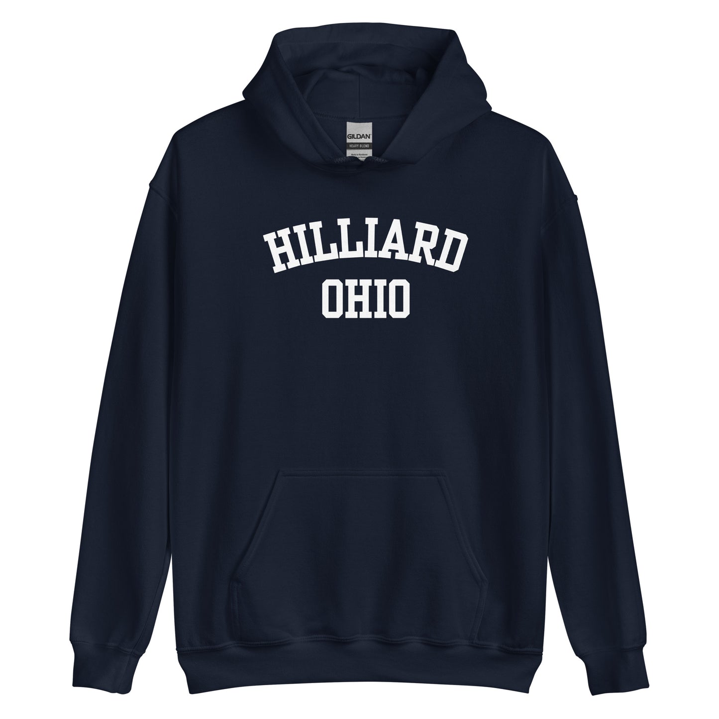 Hilliard, Ohio Block Unisex Hoodie