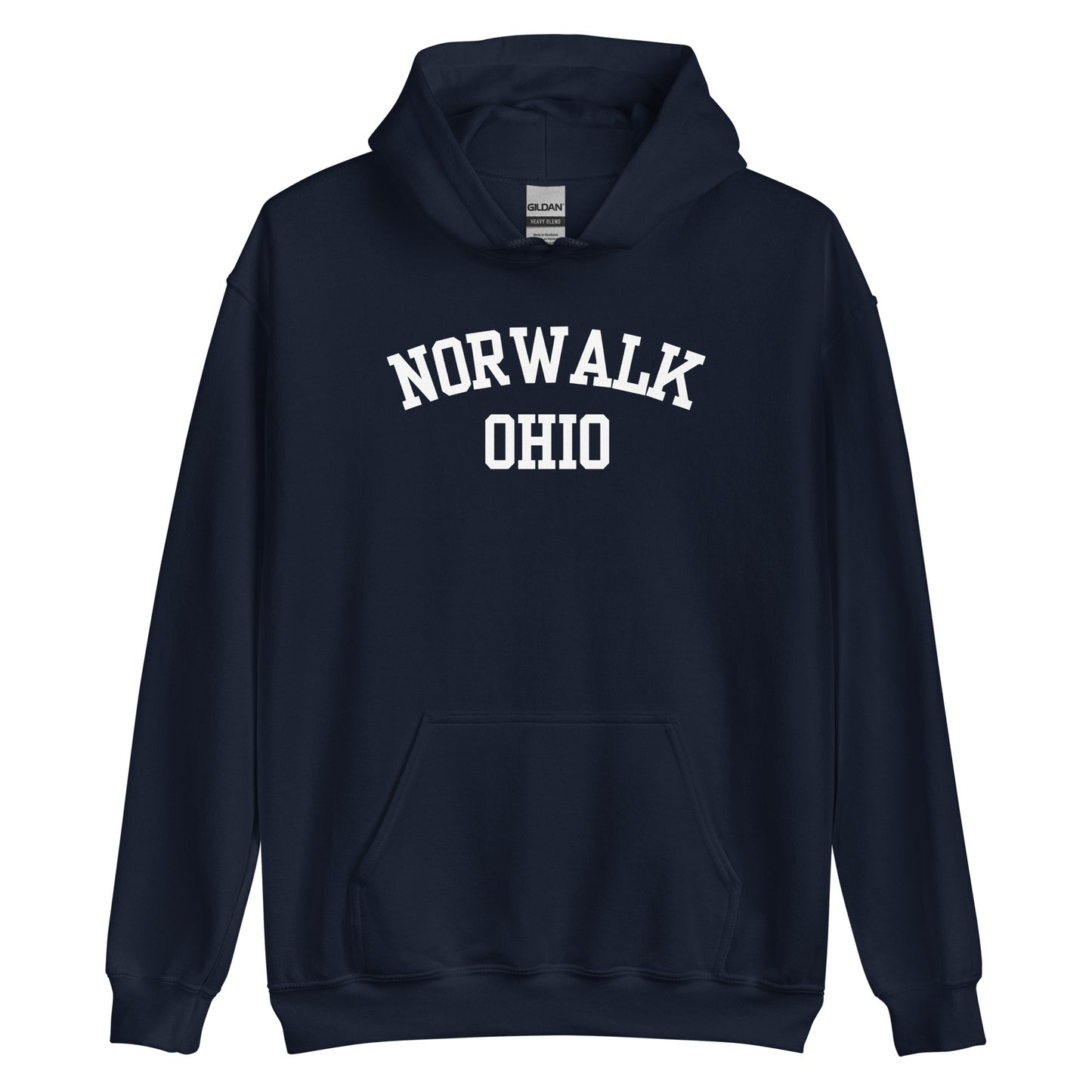 Norwalk, Ohio Block Unisex Hoodie