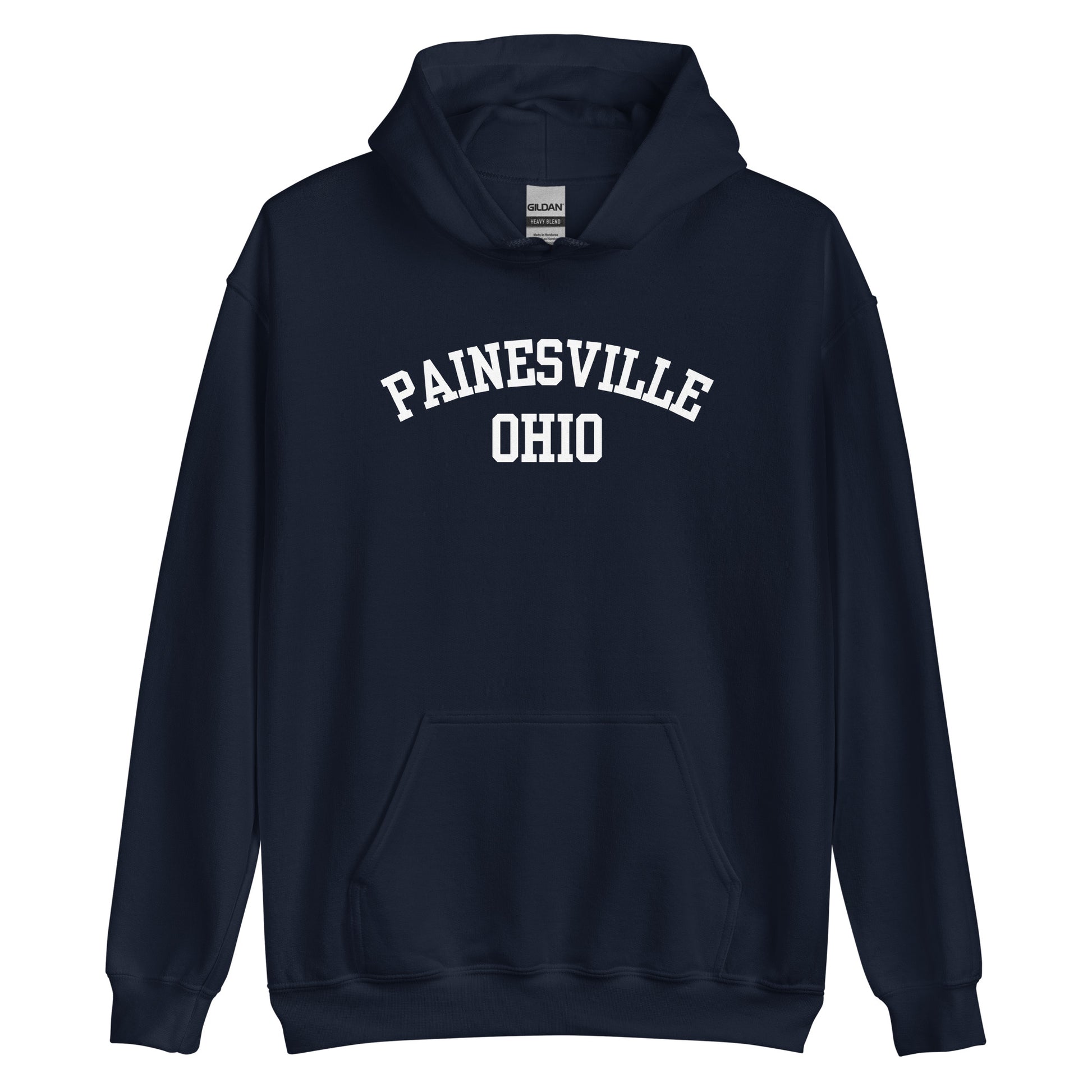Painesville Ohio Block Unisex Hoodie